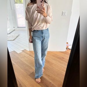 Allsaints off the shoulder sweater